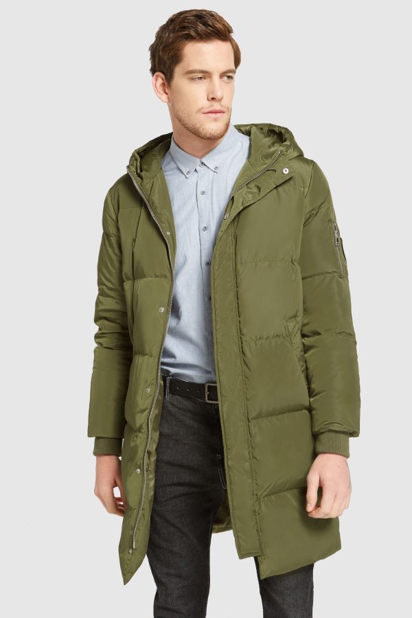 Knee Length Winter Thickened Down Jacket - Image 3