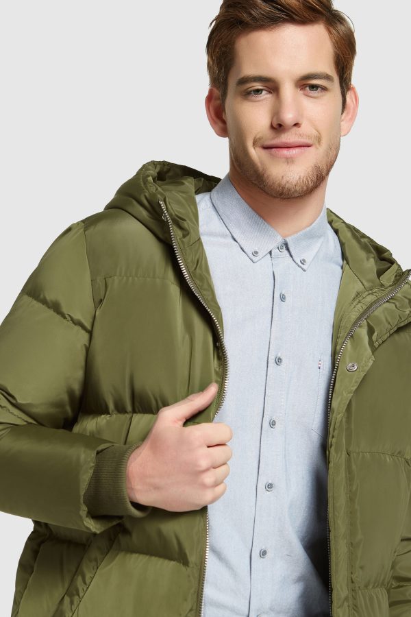 Knee Length Winter Thickened Down Jacket - Image 4