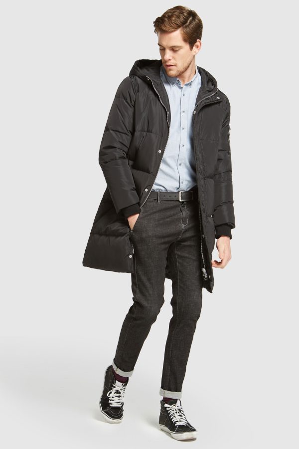 Knee Length Winter Thickened Down Jacket - Image 5