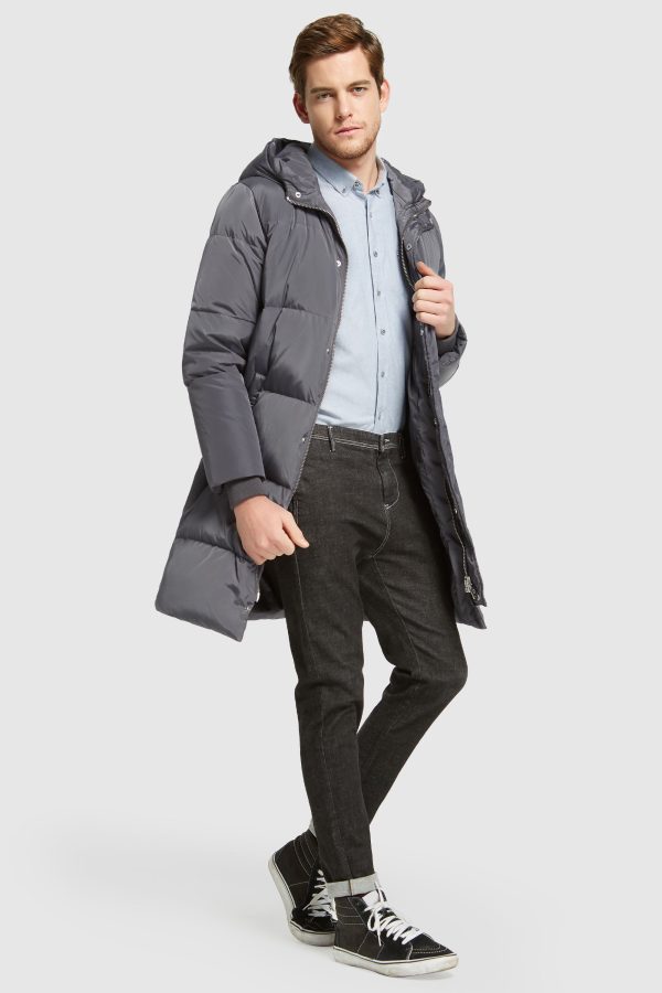 Knee Length Winter Thickened Down Jacket - Image 9