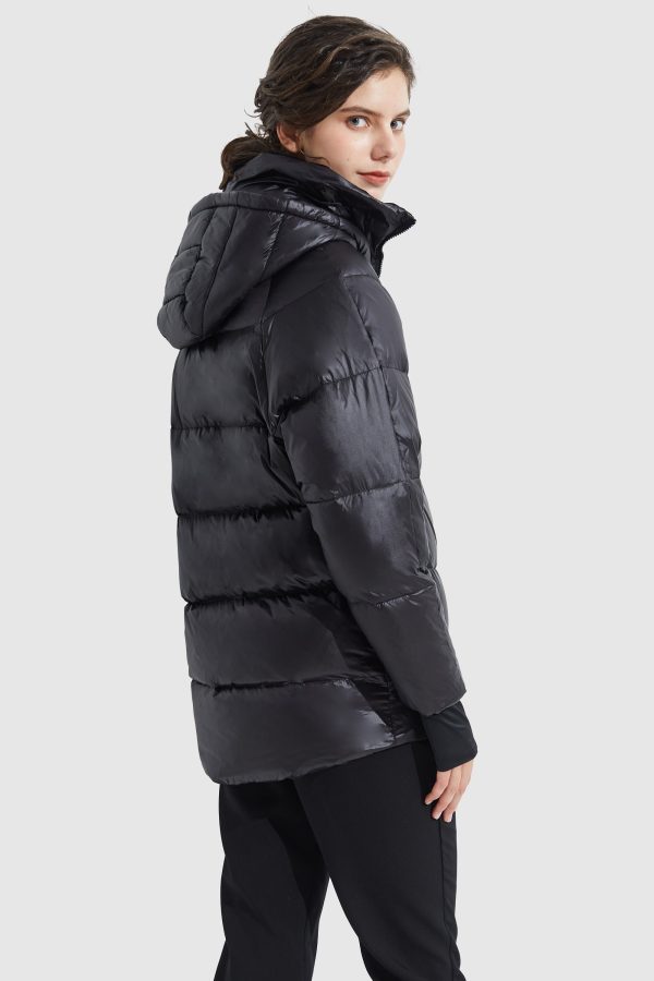 Light Cropped Bubble Puffer Down Jacket - Image 3