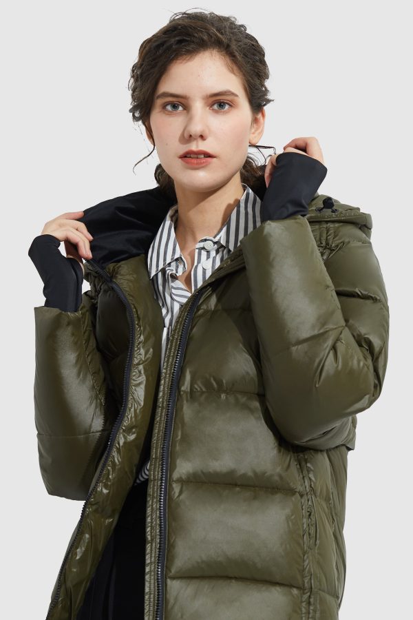 Light Cropped Bubble Puffer Down Jacket - Image 8