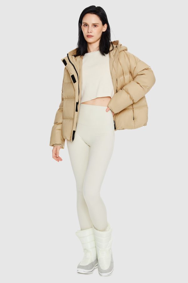 Lightweight Cropped Down Coat - Image 6