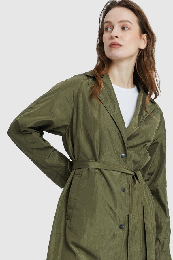 Lightweight Lapel Trench - Image 4