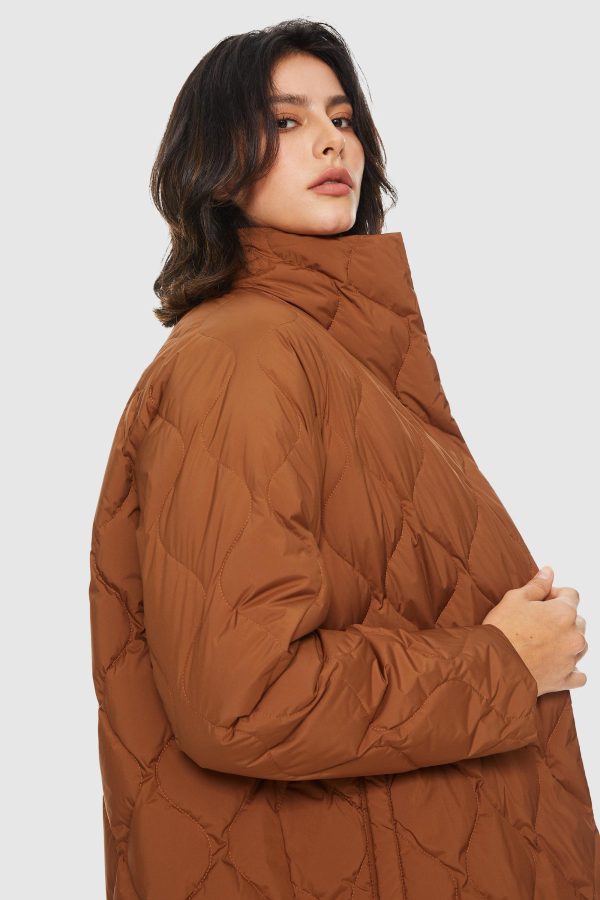 Lightweight Long-Sleeve Down Puffer Jacket - Image 14