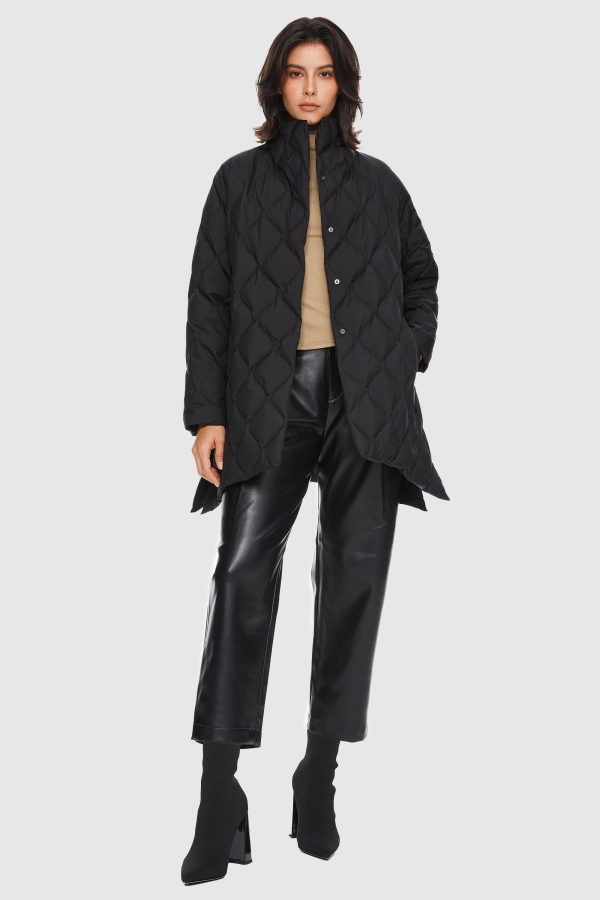 Lightweight Long-Sleeve Down Puffer Jacket
