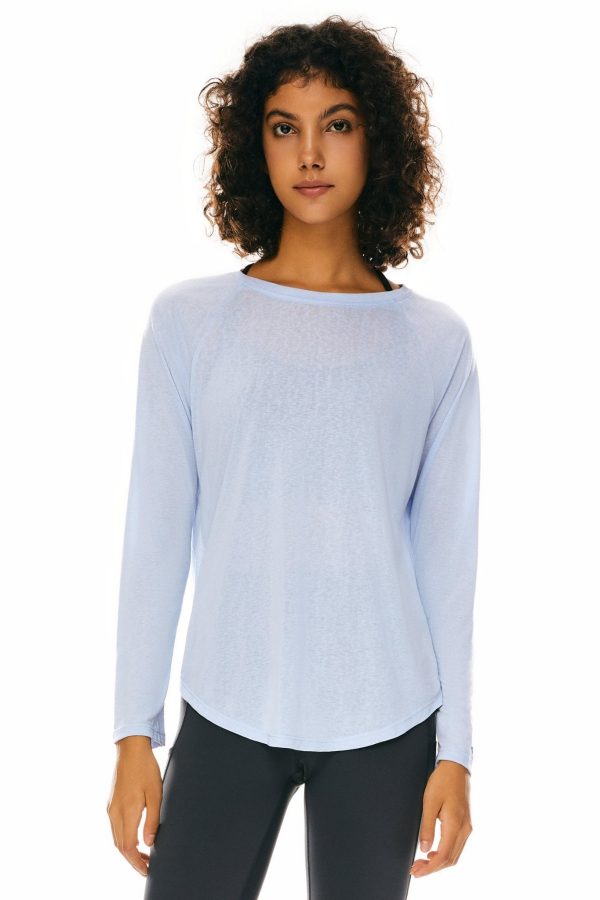 Workout Long Sleeve Tops Lightweight - UV Protection - Image 12