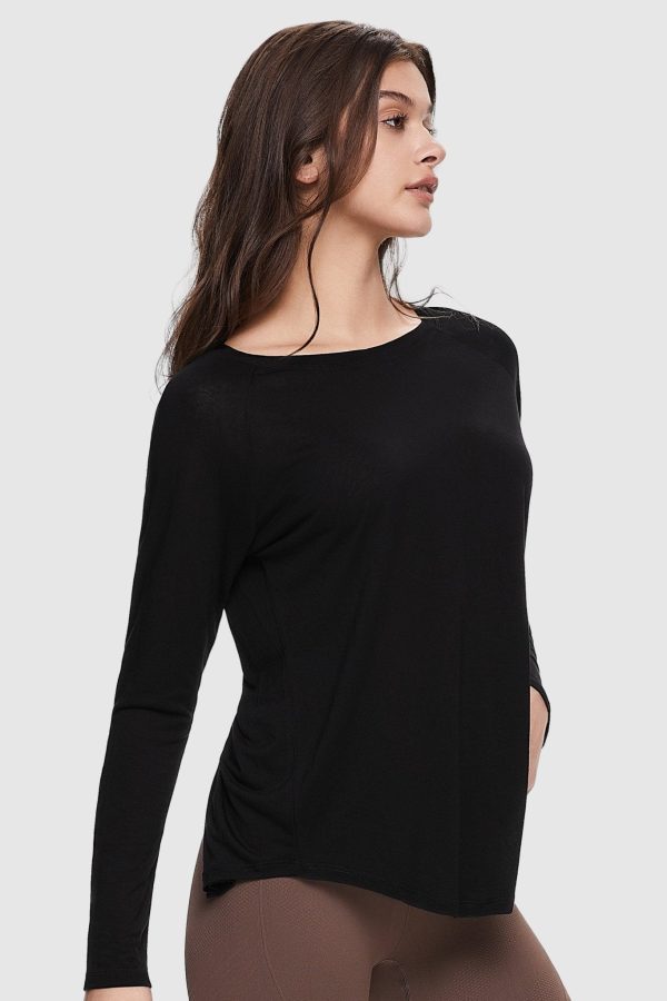 Workout Long Sleeve Tops Lightweight - UV Protection - Image 43