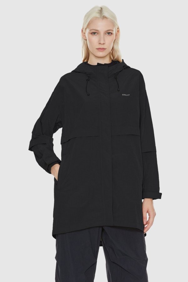 Lightweight Mid-length Hooded Windbreaker - Image 6
