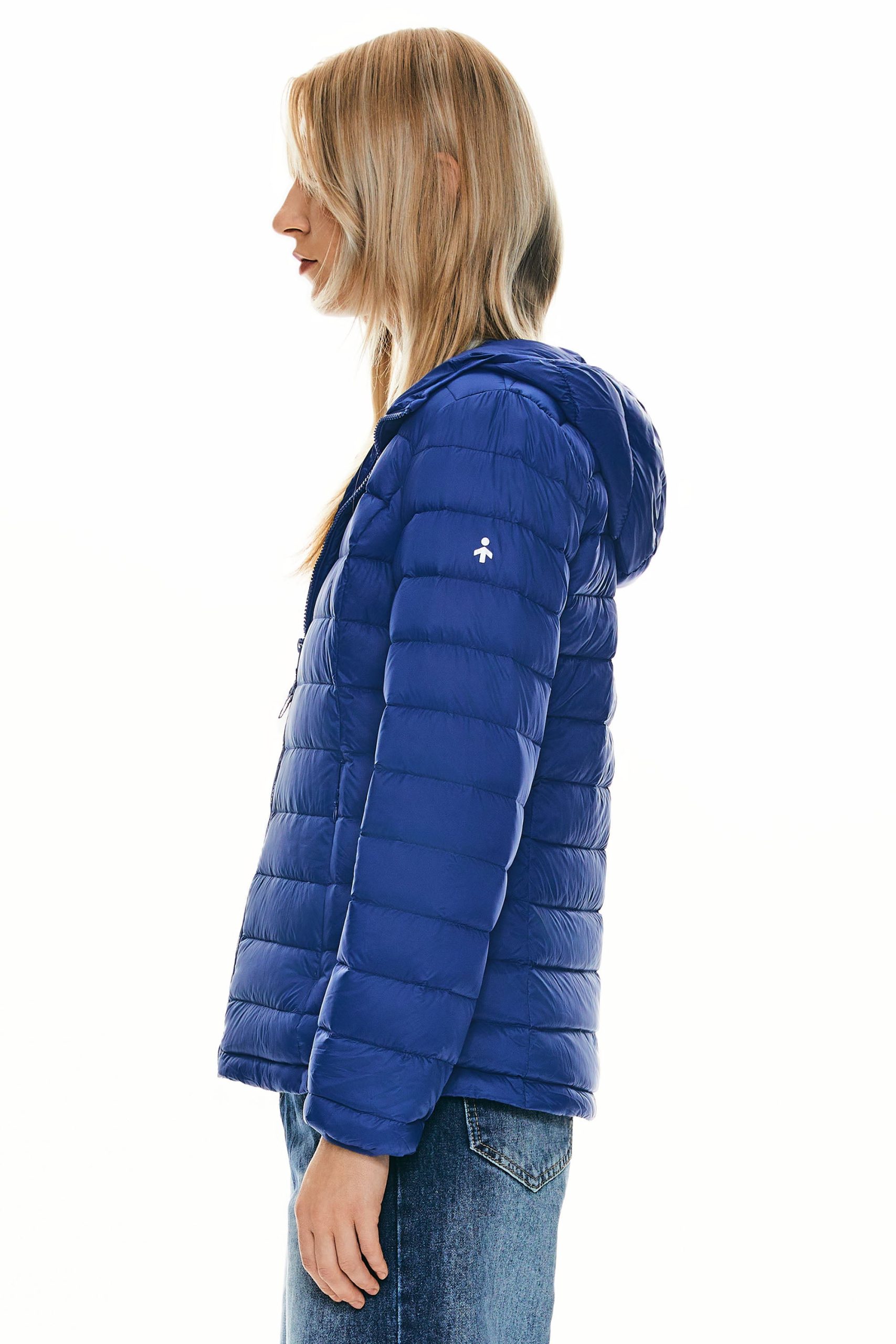 Lightweight Packable Down Jacket with Stand Collar with hood - Image 13