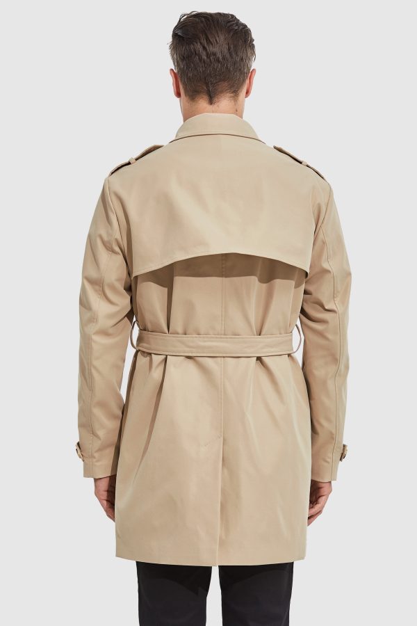 Long Double Breasted Trench Coat - Image 11