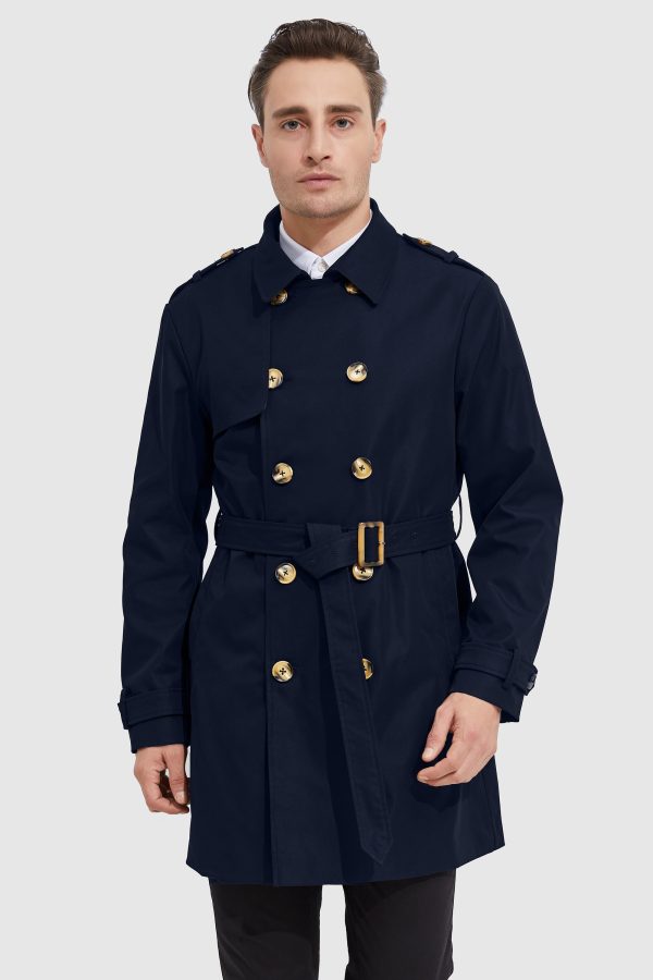 Long Double Breasted Trench Coat - Image 2
