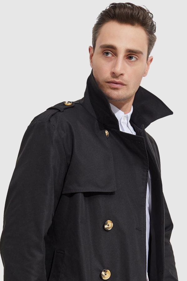 Long Double Breasted Trench Coat - Image 8