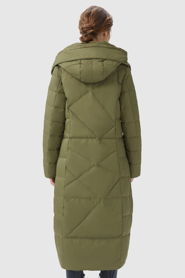 Long Maxi Down Coat with Hood - Image 21