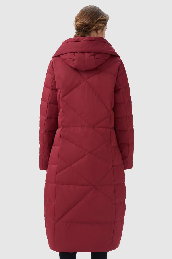 Long Maxi Down Coat with Hood - Image 10