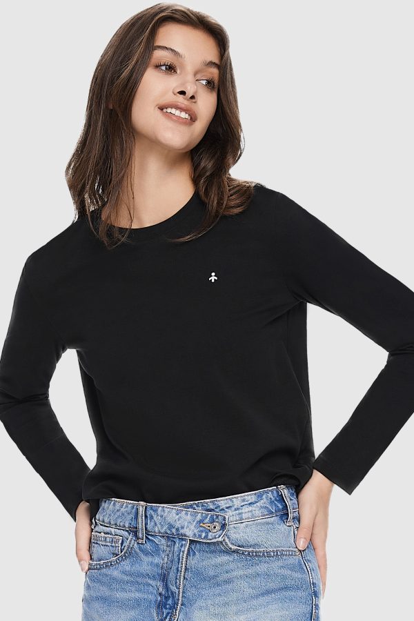 Long Sleeve Crop T-shirt - Image 3
