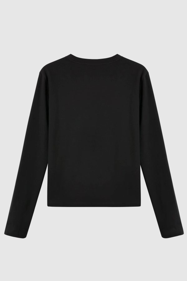 Long Sleeve Crop T-shirt - Image 6