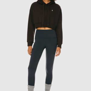 Long Sleeve Cropped Hoodies