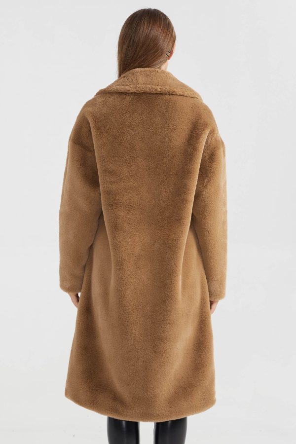 Long Sherpa Teddy Coat - Image 26