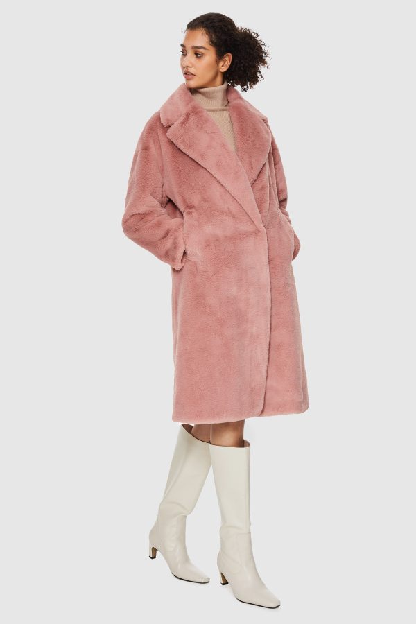 Long Sherpa Teddy Coat - Image 32