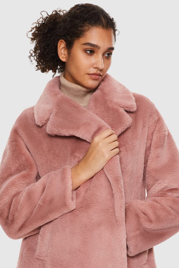Long Sherpa Teddy Coat - Image 34