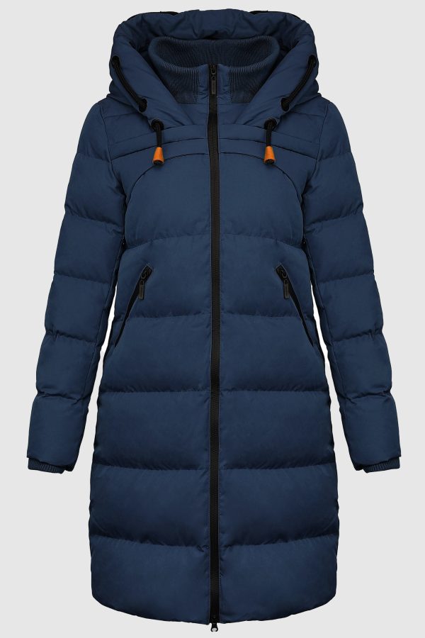 Long Thickened Hooded Down Jacket - Image 36