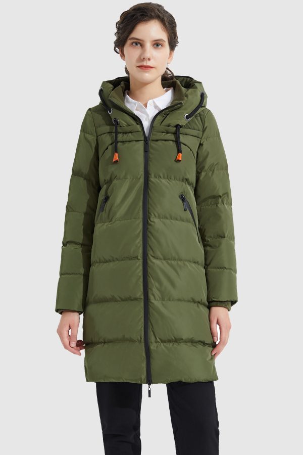 Long Thickened Hooded Down Jacket - Image 2