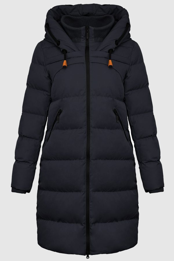 Long Thickened Hooded Down Jacket - Image 21