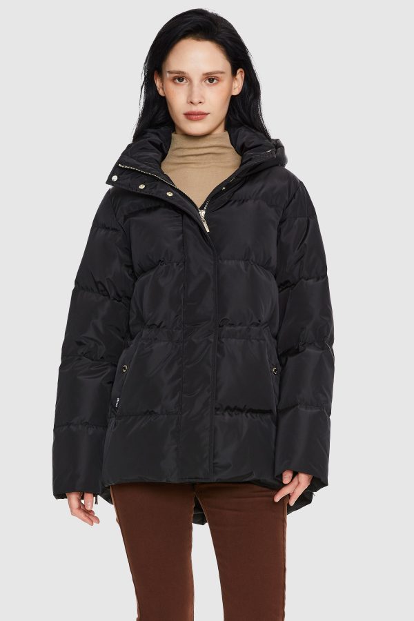 Mid-Length Hooded Down Jacket - Image 11