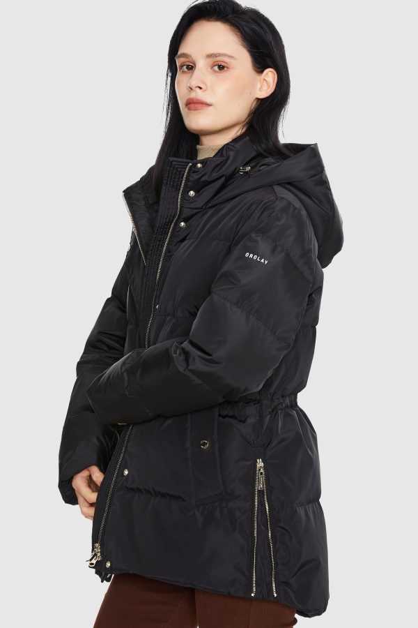 Mid-Length Hooded Down Jacket - Image 13