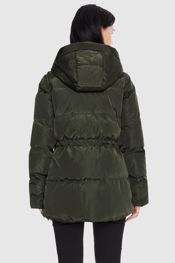 Mid-Length Hooded Down Jacket - Image 3