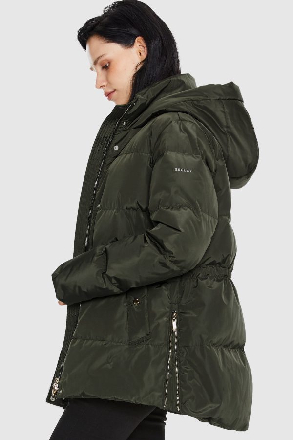 Mid-Length Hooded Down Jacket - Image 4