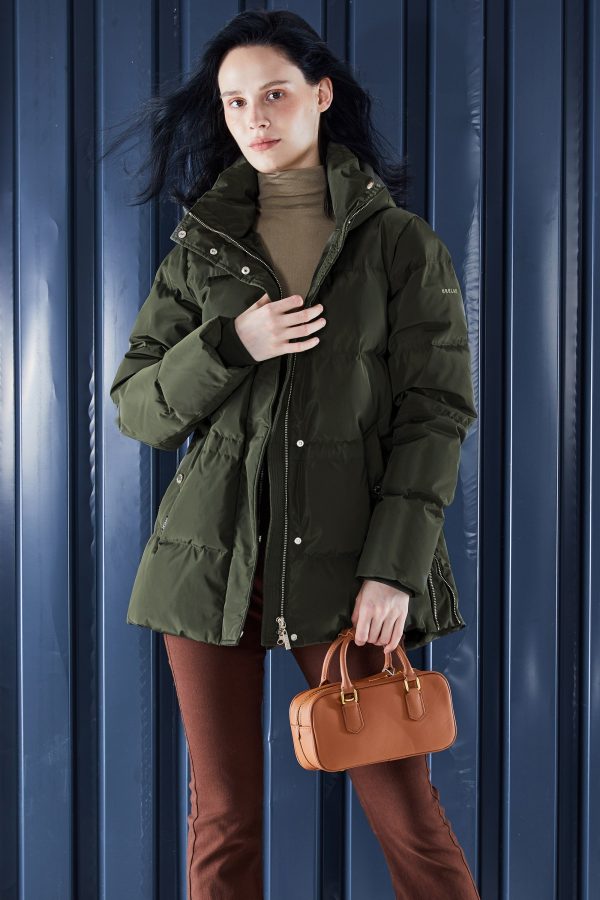 Mid-Length Hooded Down Jacket - Image 5