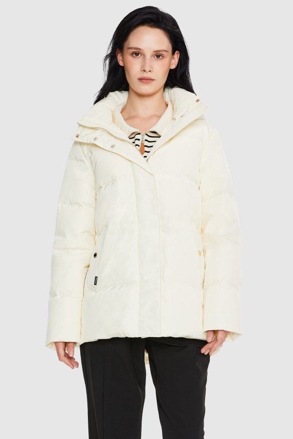 Mid-Length Hooded Down Jacket - Image 7