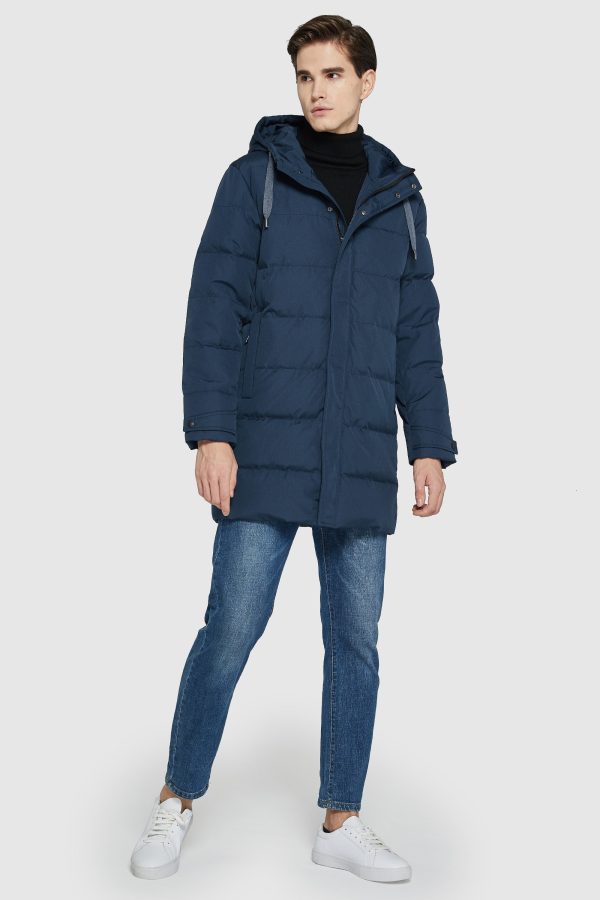 Mid-Length Warm Hooded Puffer Down Jacket - Image 9