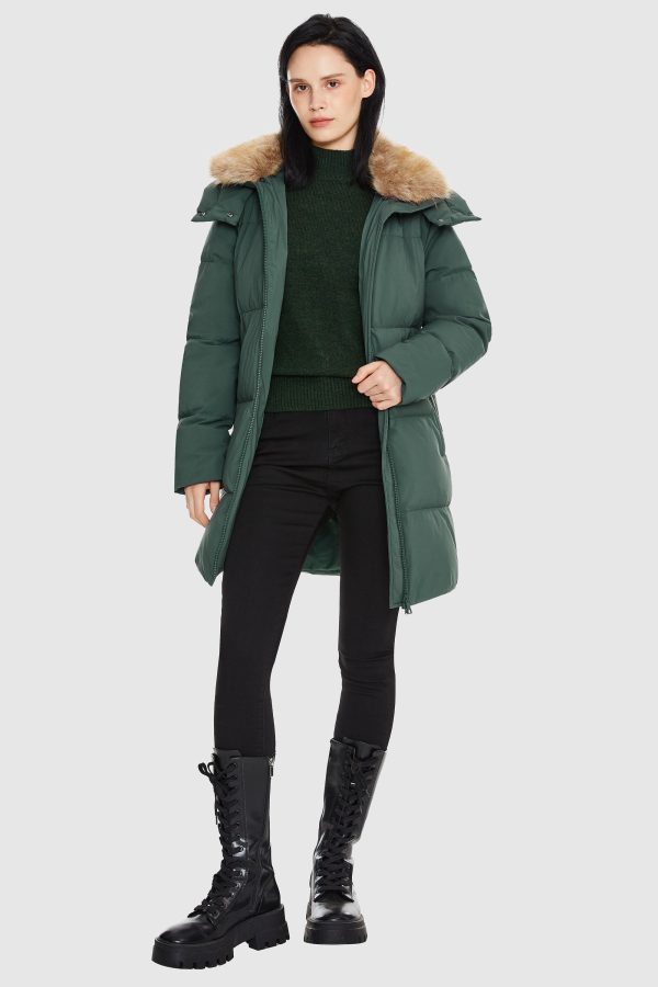 Mid-Length Winter Thickened Puffer Down Jacket - Image 9
