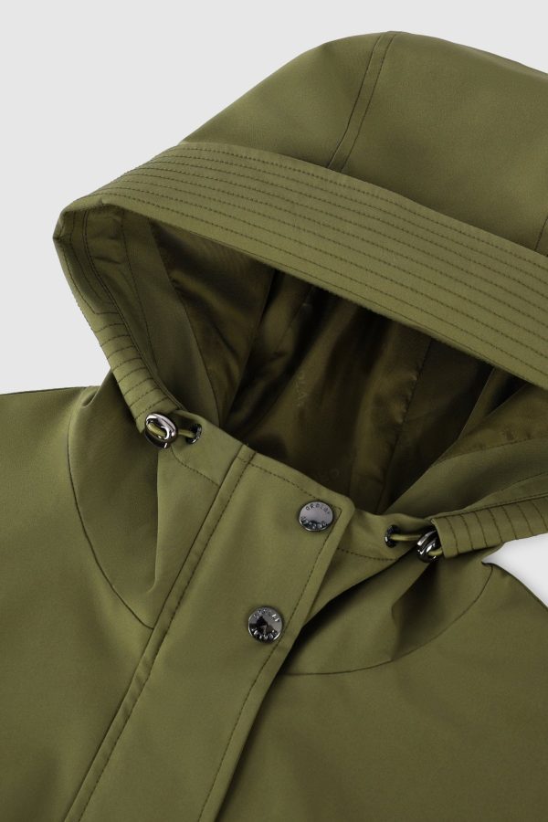 Military Anorak Jacket Zip-Up Windbreaker Active Hooded - Image 13