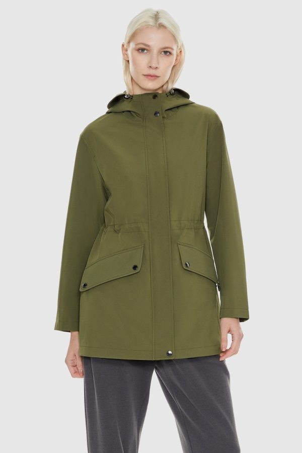 Military Anorak Jacket Zip-Up Windbreaker Active Hooded - Image 2