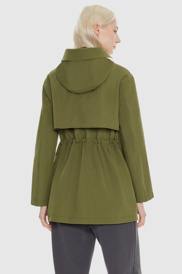 Military Anorak Jacket Zip-Up Windbreaker Active Hooded - Image 3
