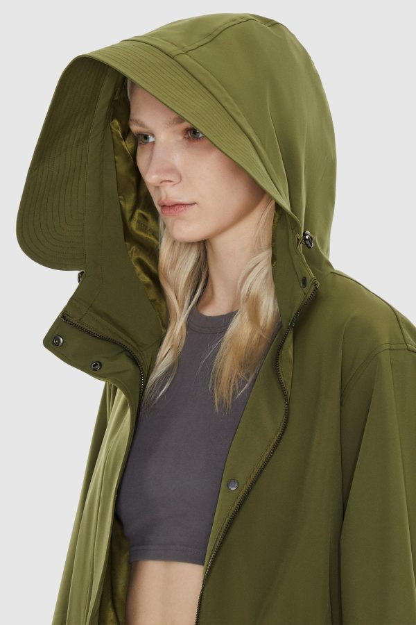 Military Anorak Jacket Zip-Up Windbreaker Active Hooded - Image 4
