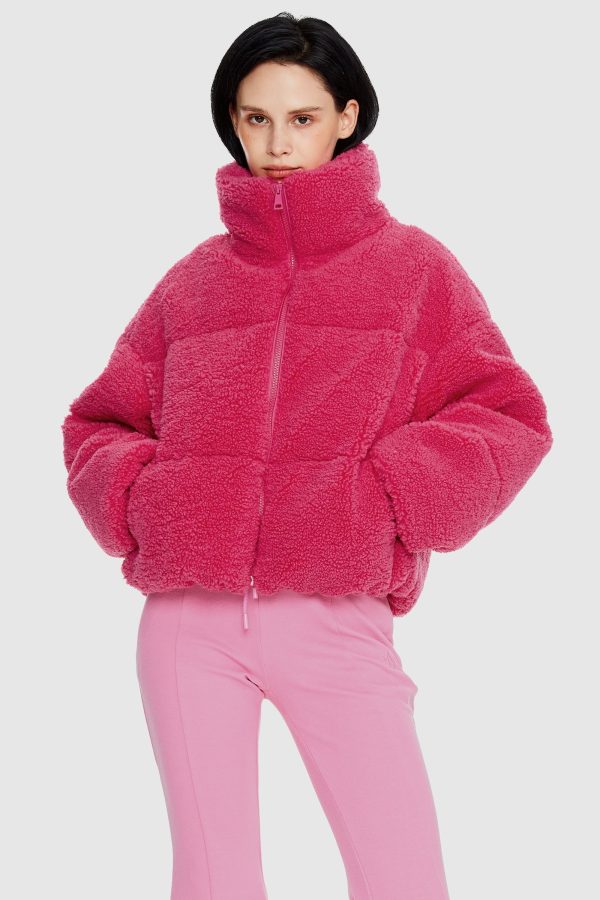 Puff-O? Earthugger Fleece Cropped Jacket - Image 2