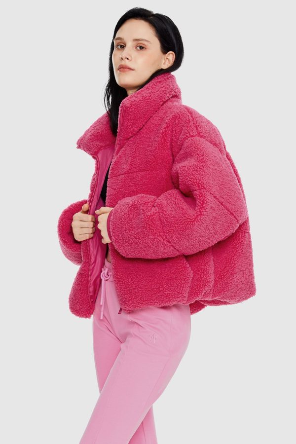 Puff-O? Earthugger Fleece Cropped Jacket - Image 3
