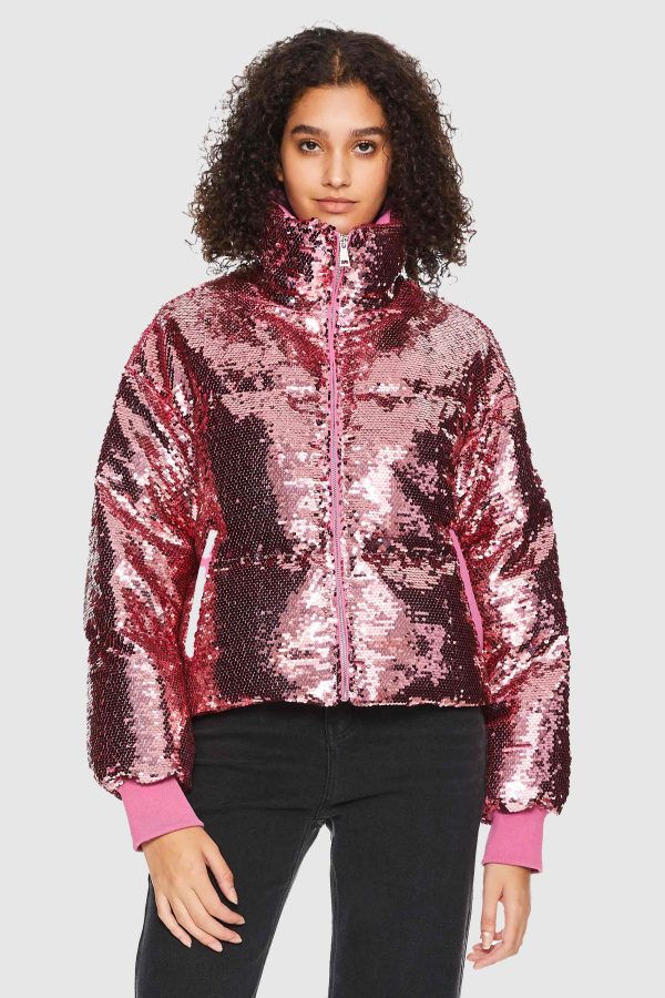 Puff-O? O-Lab Disco Sequin Down Jacket - Image 8