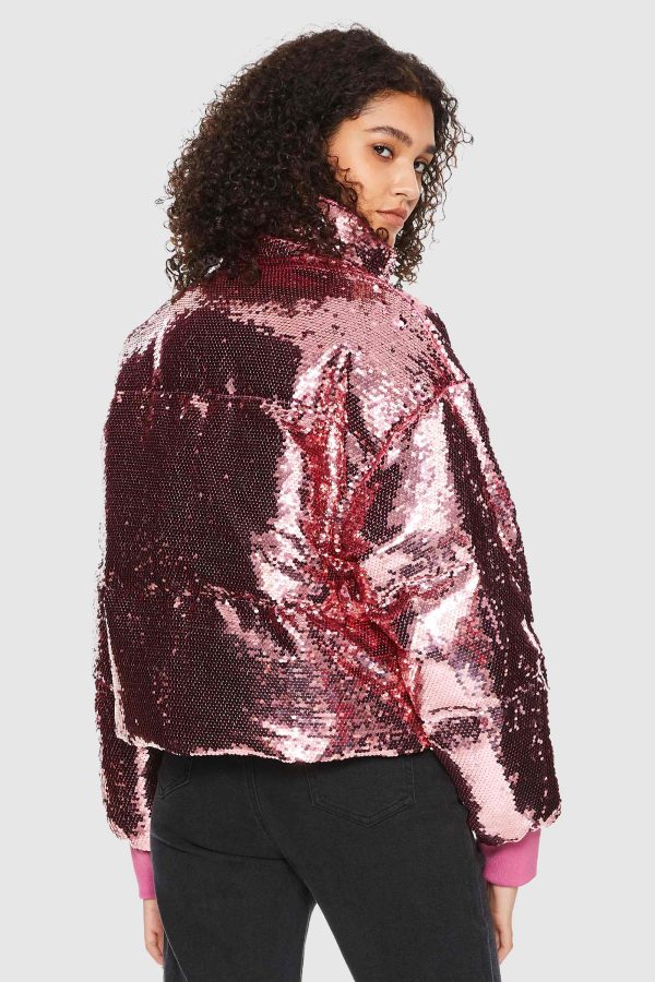 Puff-O? O-Lab Disco Sequin Down Jacket - Image 9