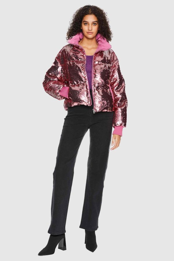 Puff-O? O-Lab Disco Sequin Down Jacket - Image 7