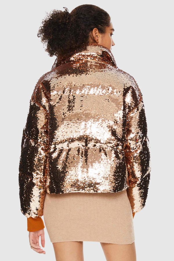 Puff-O? O-Lab Disco Sequin Down Jacket - Image 13