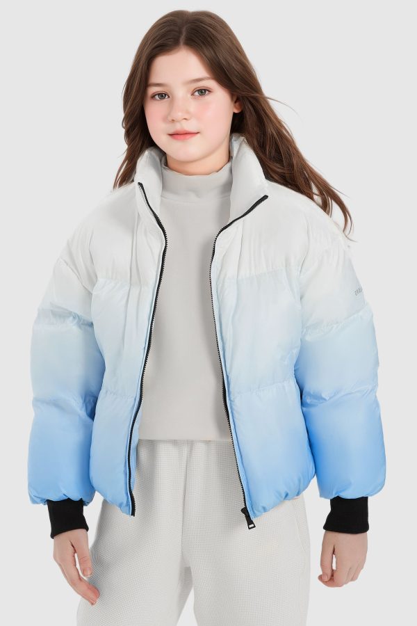 Puff-O Summit Ombre Kids Down Puffer - Image 10