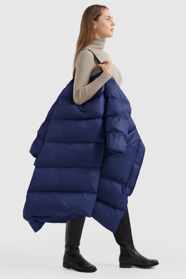 Puffer Long Stylish Winter Down Jacket with Warm Thickened Collar - Image 9