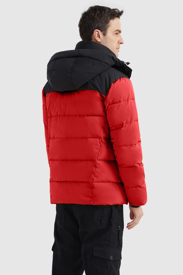 Puffer Warm Jacket Winter Full-Zip Windproof Coat - Image 3
