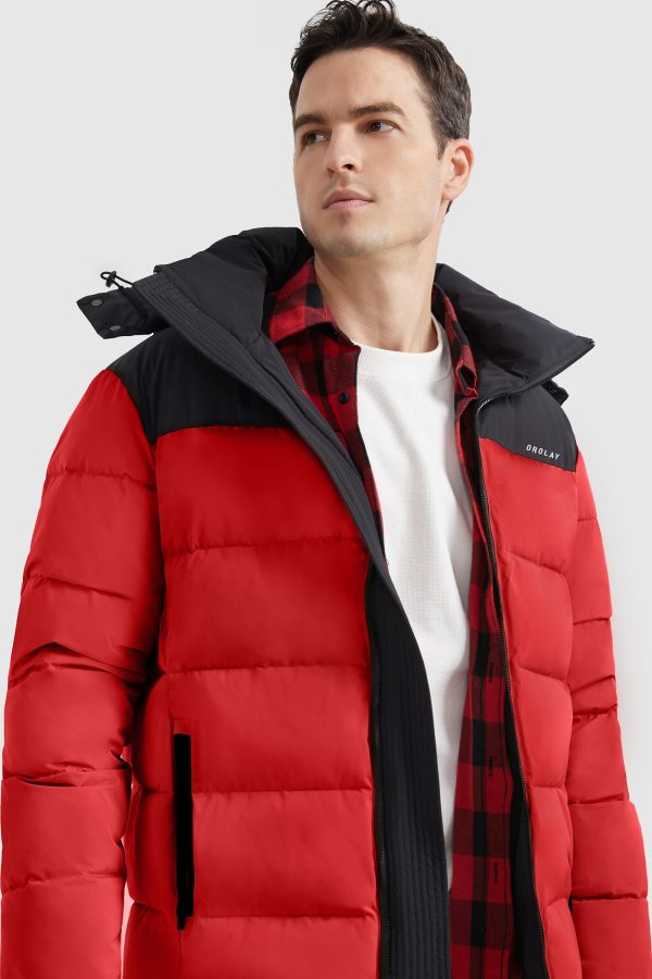 Puffer Warm Jacket Winter Full-Zip Windproof Coat - Image 4